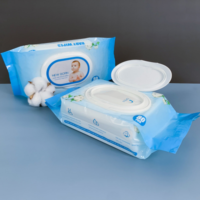Hypoallergenic младенец влажный обтирает кожу сбалансированную ПЭ-АШ чувствительную намочил обтирает основанный завод